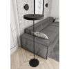 Lampa podłogowa w kolorze czarnym do loftowych wnętrz