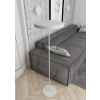 Lampa podłogowa do sypialni w stylu skandynawskim, biała