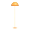 Lampa podłogowa w kolorze pomarańczowym do stylowej sypialni