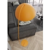 Stylowa lampa podłogowa w kolorze pomarańczowym