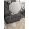 Elegancka lampa podłogowa w kolorze białym