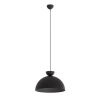 Lampa wisząca, pojedynczy zwis w kolorze czarnym
