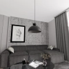 Lampa wisząca, pojedynczy zwis w kolorze czarnym