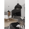 Lampa wisząca, pojedynczy zwis w kolorze czarnym