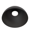 Monochromatyczna lampa wisząca do salonu, czarno-biała