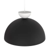 Czarno-biała lampa wisząca do sypialni, monochromatyczna