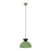 Nowoczesna lampa wisząca, zielono-czarna
