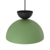 Nowoczesna lampa wisząca, zielono-czarna
