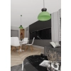Nowoczesna lampa wisząca, zielono-czarna
