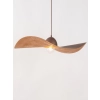 Modernistyczna, duża lampa wisząca typu kapelusz ⌀76cm