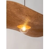 Modernistyczna, duża lampa wisząca typu kapelusz ⌀76cm