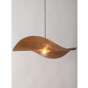 Modernistyczna, duża lampa wisząca typu kapelusz ⌀76cm