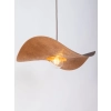 Stylowa lampa do skandynawskiego salonu, abażur kapelusz ⌀55cm