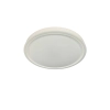Biała, okrągła lampa sufitowa LED do łazienki, plafon ⌀30cm 4000K
