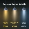 Ledowa, techniczna lampa sufitowa, podłużny plafon LED 120cm