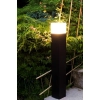 Czarna lampa ogrodowa, minimalistyczne oświetlenie podwórka| CUBE