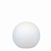 Minimalistyczna lampa ogrodowa, kula LED, solarna/akumulatorowa