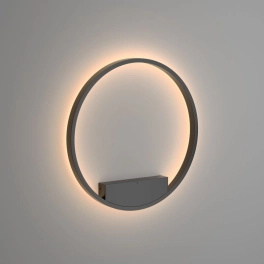 Dekoracyjna lampa ścienna LED, duże koło ścienne Ø60cm 3000K