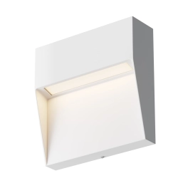 Biała oprawa schodowa LED, dobrze podświetlająca stopnie, IP54