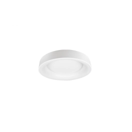 Biała, ledowa lampa sufitowa Ø45cm z możliwością ściemniania