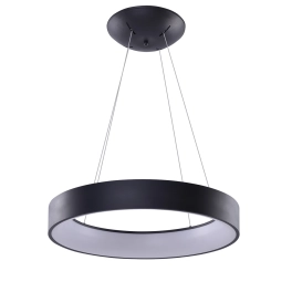 Czarna lampa wisząca Ø80cm, zmienna barwa światła, smart WIFI