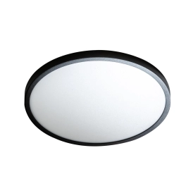 Uniwersalna, okrągła czarno-biała lampa sufitowa Ø40cm LED 3000K