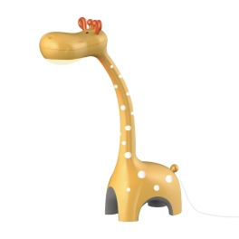 Fantazyjna lampka nocna LED, żółta żyrafa do pokoju dziecięcego