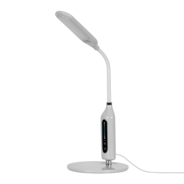 Elegancka lampka biurkowa LED ze ściemniaczem, regulowane ramię