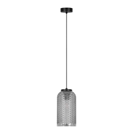 Lampa wisząca z ozdobnym kloszem do jadalni INGA