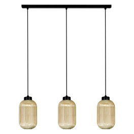 Lampa wisząca na stół prostokątny do jadalni, 3 x E27 FADIGA