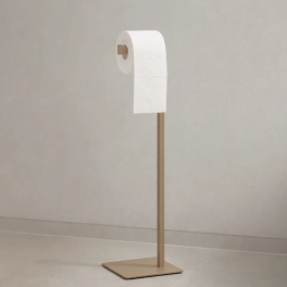 Beżowy stojak na papier toaletowy