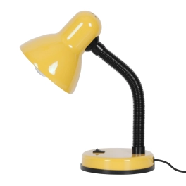 Żółta lampka na żarówkę E27 do pokoju dziecięcego