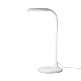 Energooszczędna lampka biurkowa LED w klasycznym, białym kolorze
