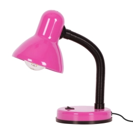 Regulowana różowa lampka biurkowa dla dziewczynki