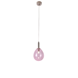 Lampa wisząca w kolorze różowym, w kształcie balonu, do pokoju dziecka