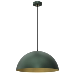 Zielona lampa wisząca do kuchni lub jadalni, jedno źródło światła BETA
