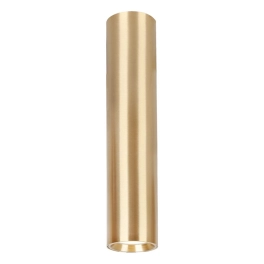 Złota tuba natynkowa na żarówkę GU10, nieruchomy spot 20cm