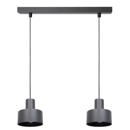 Dwupunktowa lampa wisząca nad wyspę kuchenną RIF