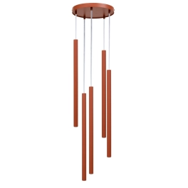 Kaskadowa lampa wisząca, wąskie tubki na zwisie SOPEL