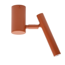 Lampa sufitowa - ruchomy reflektorek w kolorze ceglanym SOPEL