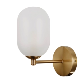 Lampa ścienna w stylu modern classic, kinkiet w kolorze antycznego brązu