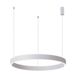 Nowoczesna lampa wisząca, dwukierunkowa obręcz LED ⌀98cm