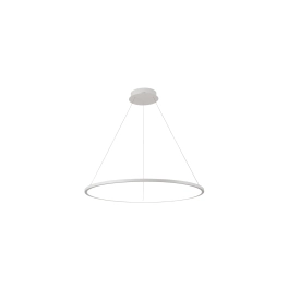 Geometryczna, minimalistyczna lampa wisząca LED do salonu ⌀40cm