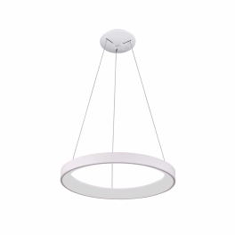 Minimalistyczna, nowoczesna lampa wisząca LED do salonu ⌀58cm