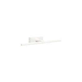 Biała, minimalistyczna lampa do oświetlenia lustra 3000K 46,5cm