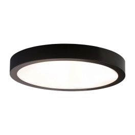 Klasyczna, czarna lampa sufitowa plafon LED ⌀42cm 3000K