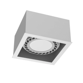 Geometryczna lampa sufitowa typu spot 13,3x13,3cm GU10/ES111