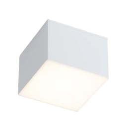 Natynkowa kostka, minimalistyczny downlight 10x10cm, kwadratowy spot