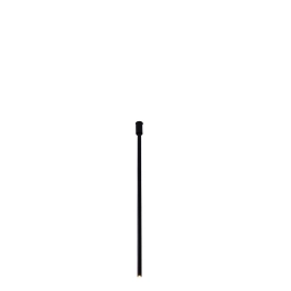 Natynkowa oprawa punktowa w formie tuby  - czarny mat 70cm