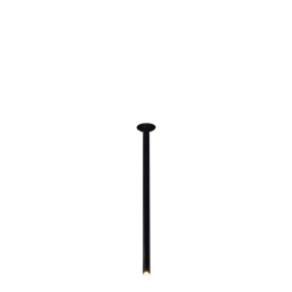 Uniwersalna, punktowa oprawa wpustowa - czarny mat 80cm
